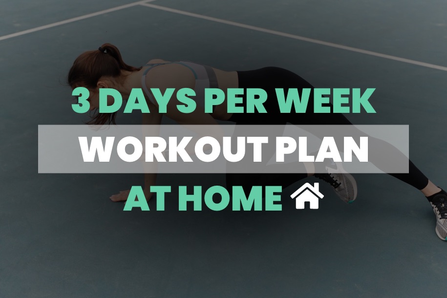 3 Days a Week Workout Plan at Home